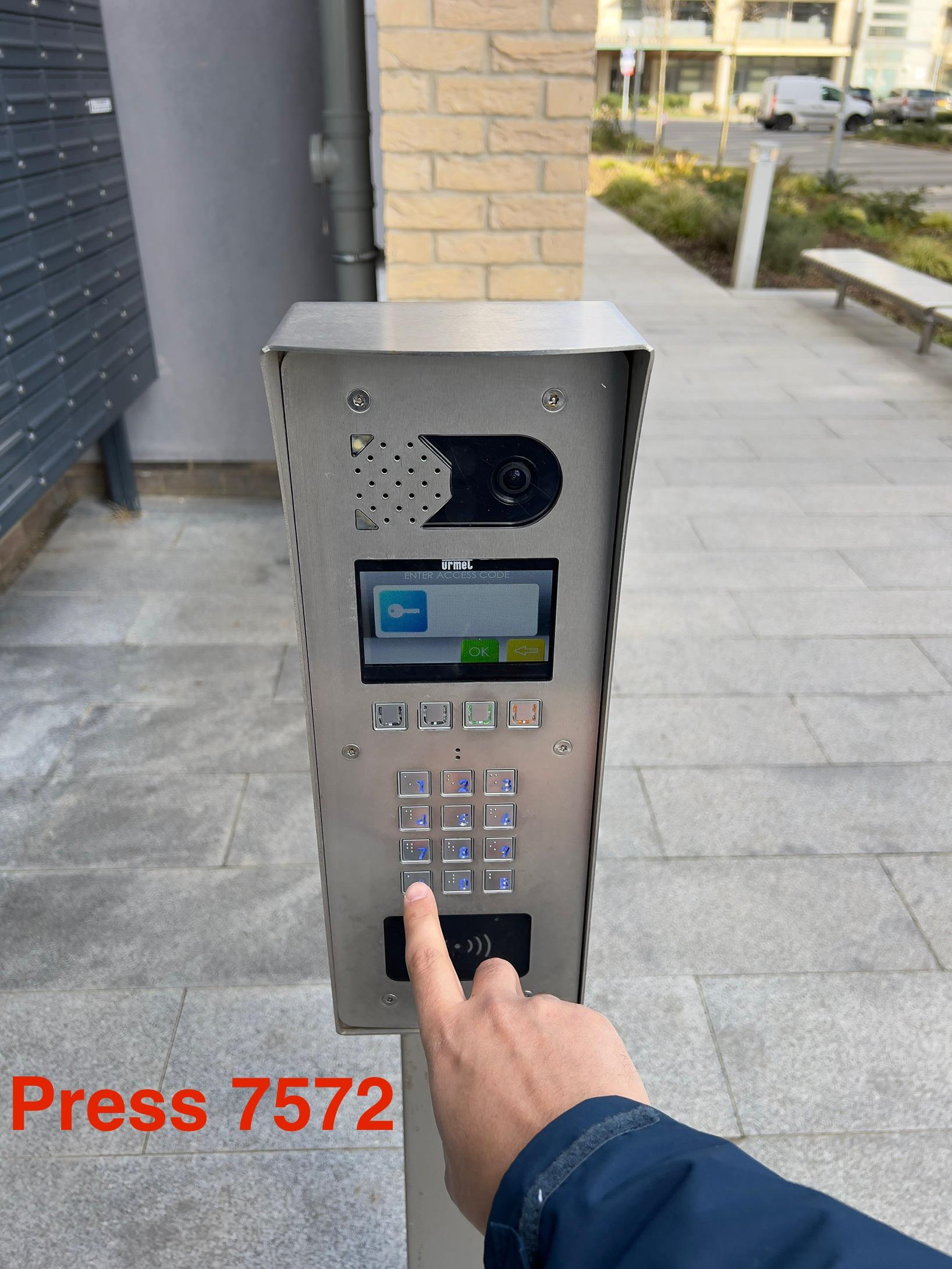 Enter Access Code 7572