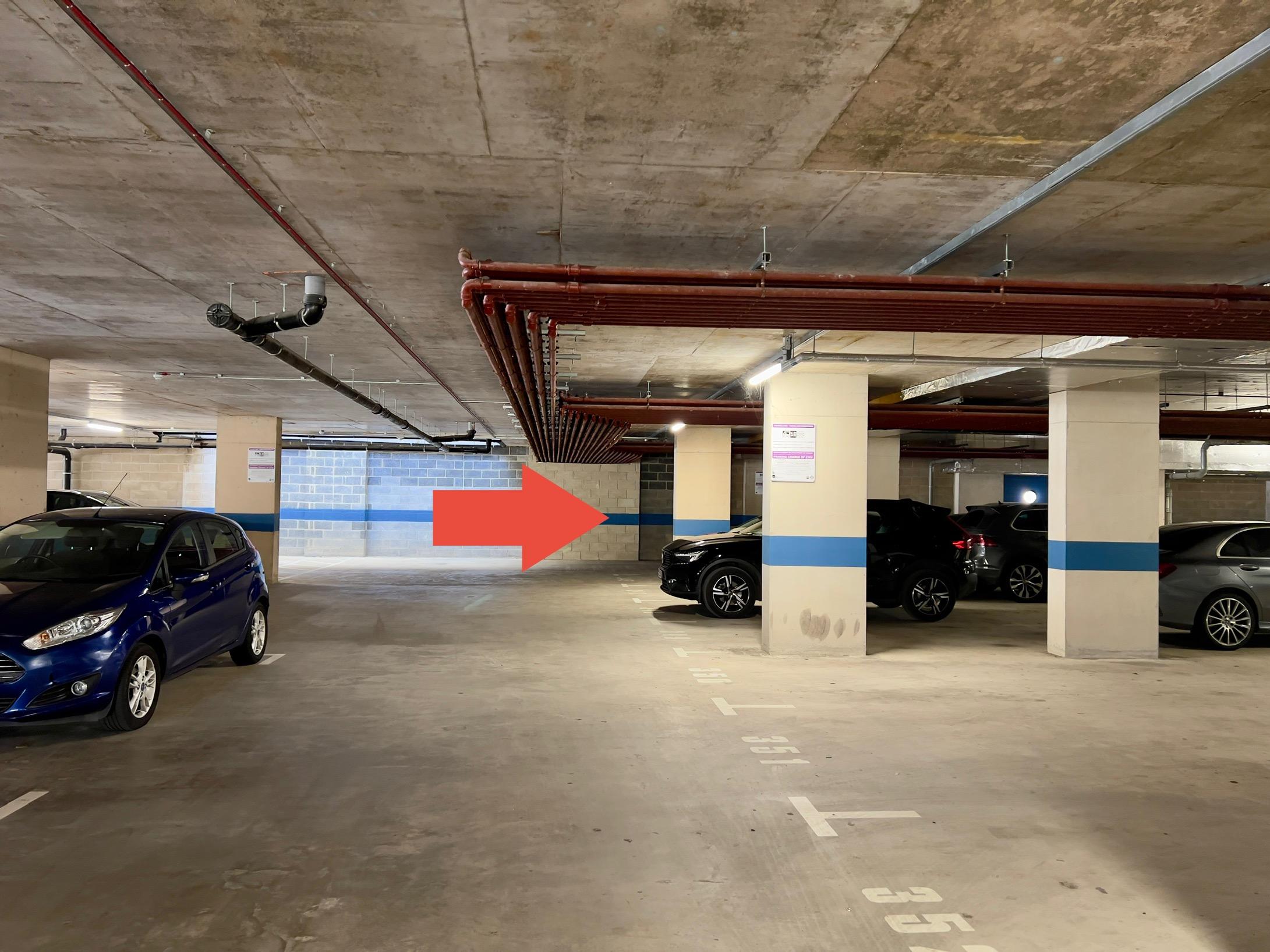 Remember to display the parking permit on your car dash. You can now access the flat from the car park. Please follow the direction.