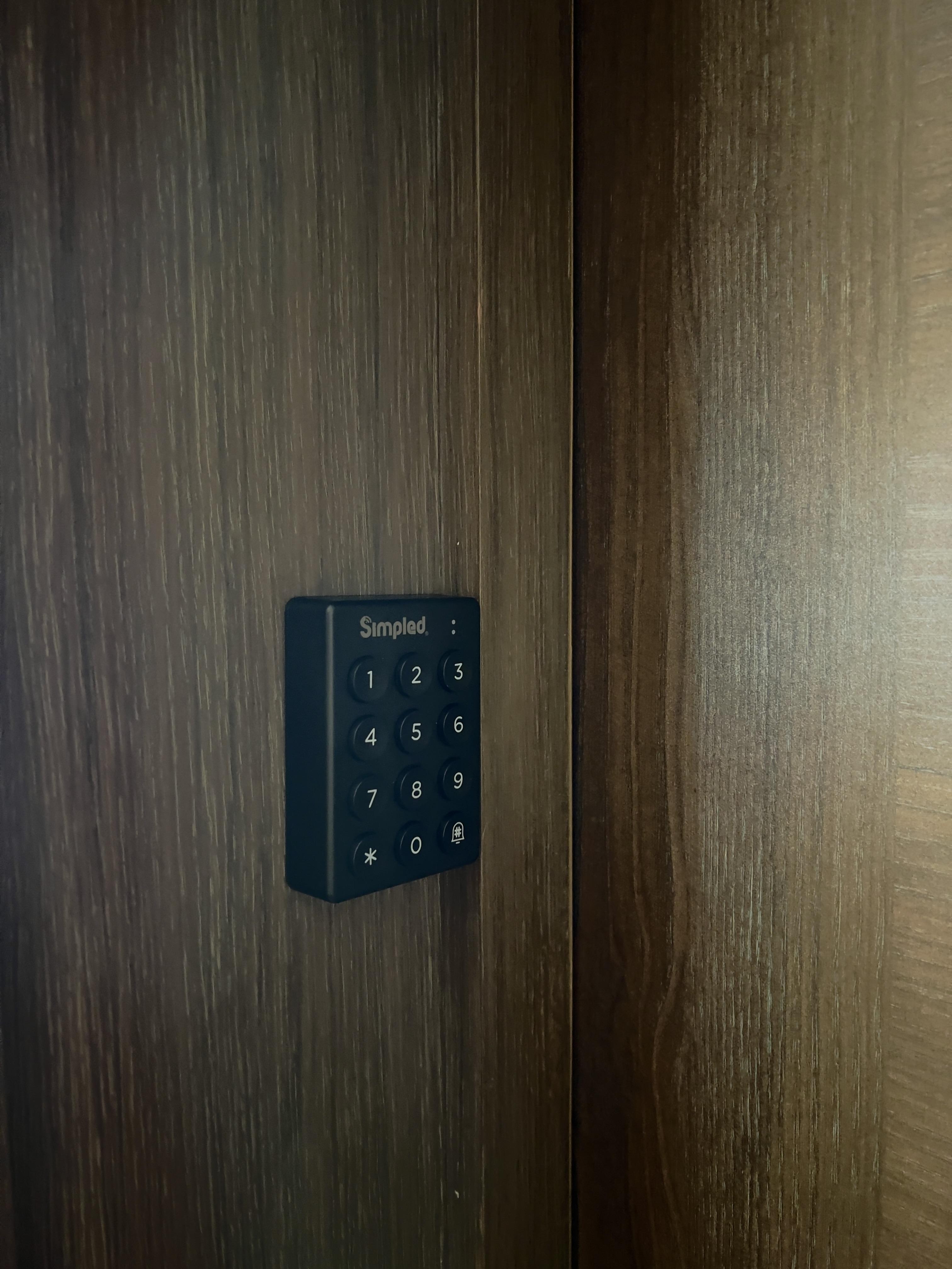 Enter your passcode on the keypad then press Bell 🔔(#) button